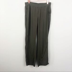 BUGATCHI | Green Casual Pants Elastic Waist Women’s Size Medium